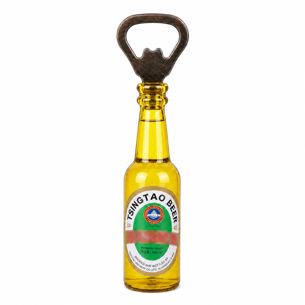 Magnetic Bottle Opener Fridge Accessory — Yellow
