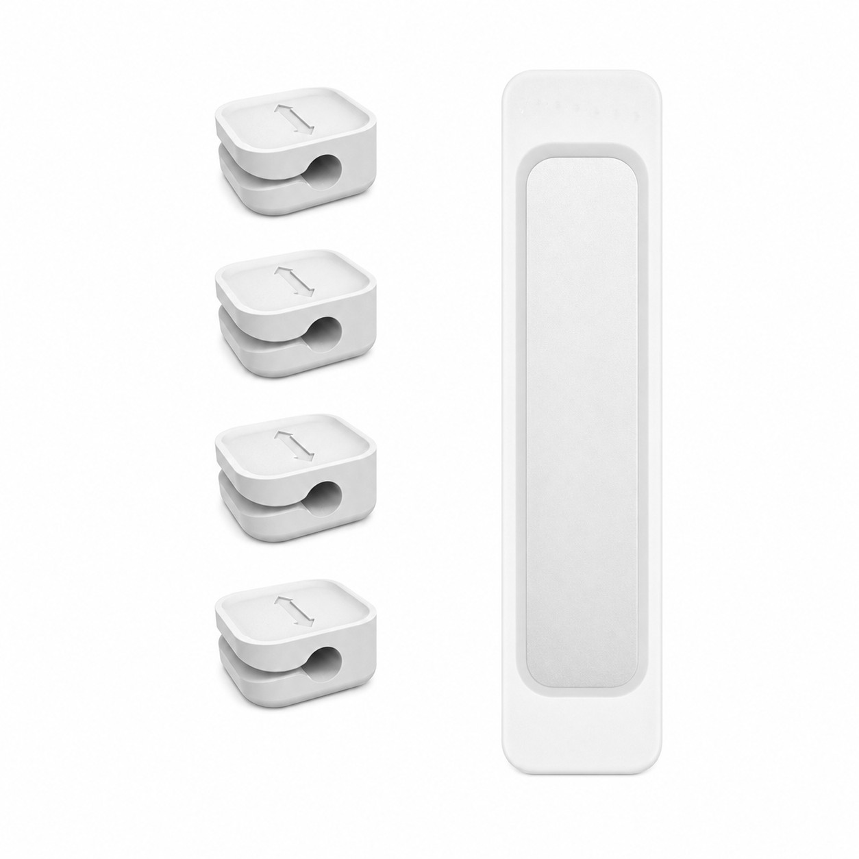 Magnetic PVC Desk Cable Clip Set — view 2