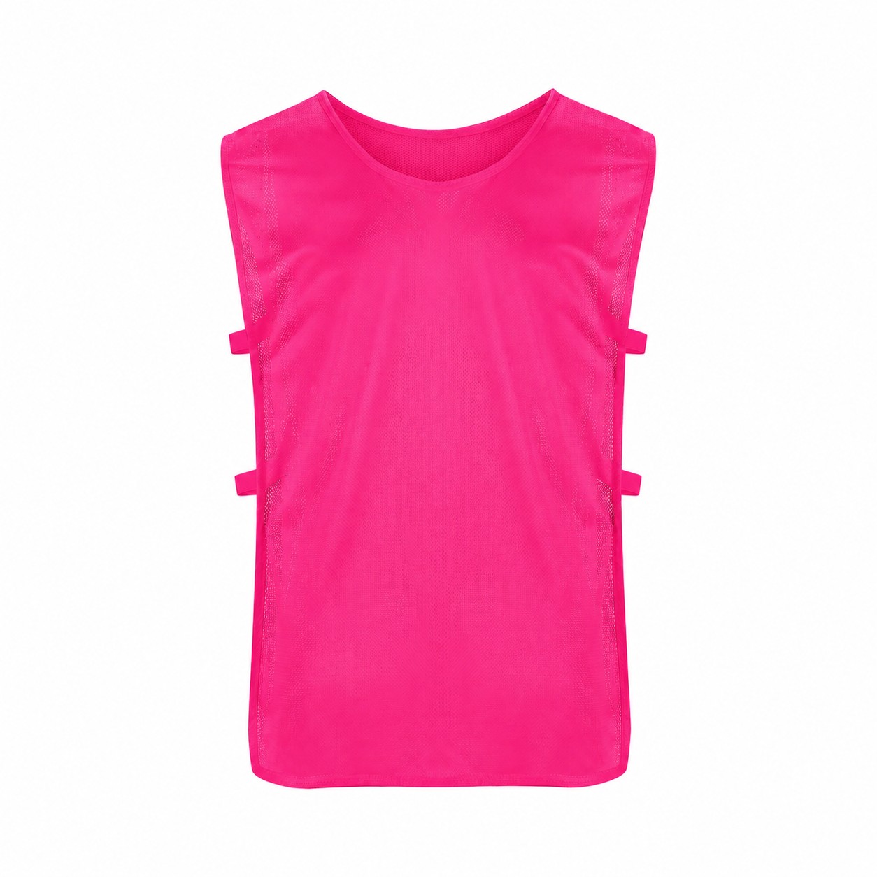 Elastic Side Training Pinnies — Fuchsia Pink