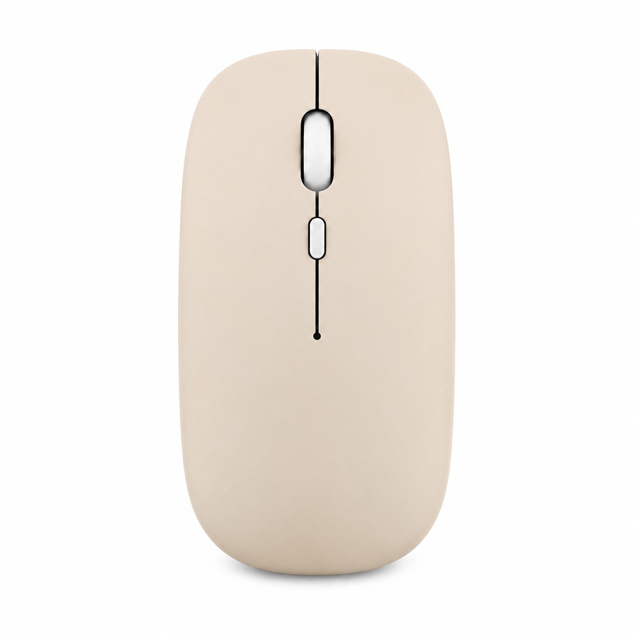 Rechargeable Wireless Bluetooth Mouse — Natural Beige