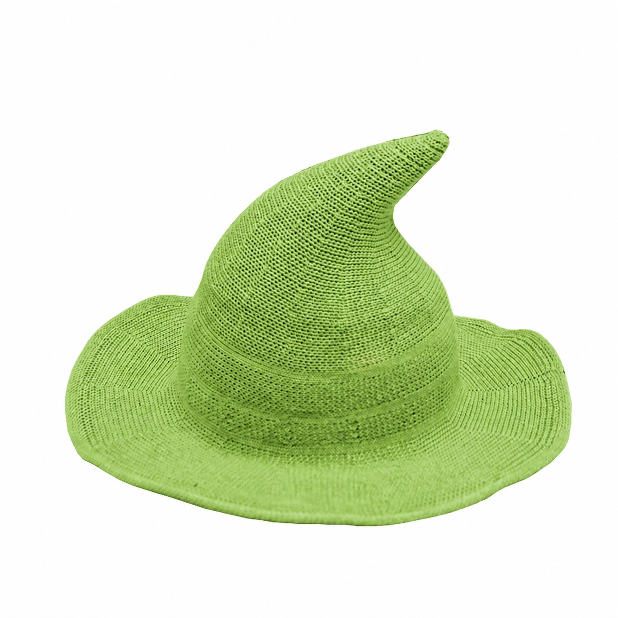 Foldable Polyester Wizard Costume Hat — Fruit Green