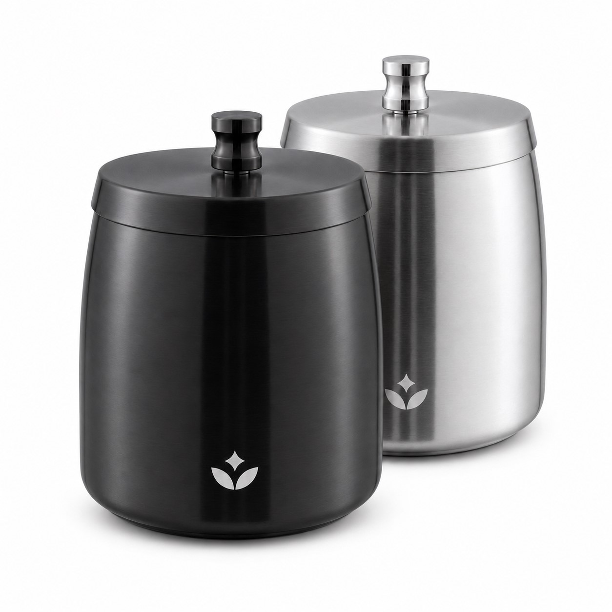 Heavy Stainless Steel Lidded Patio Ashtray
