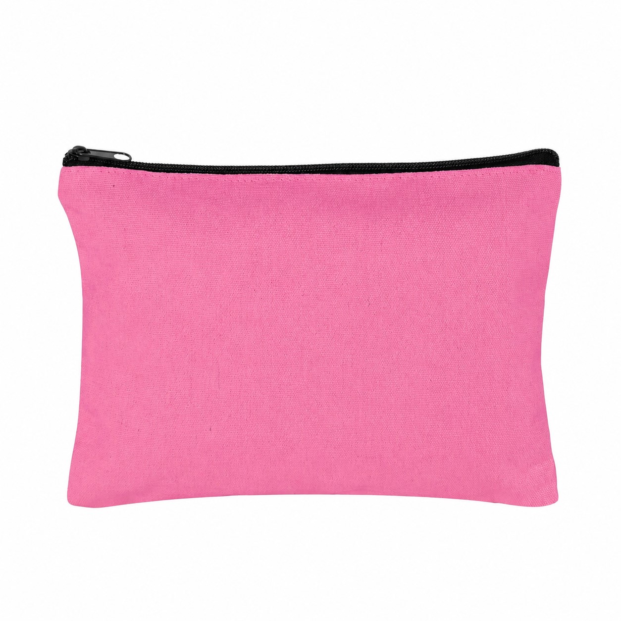 Canvas 11" Makeup Bag — Pink