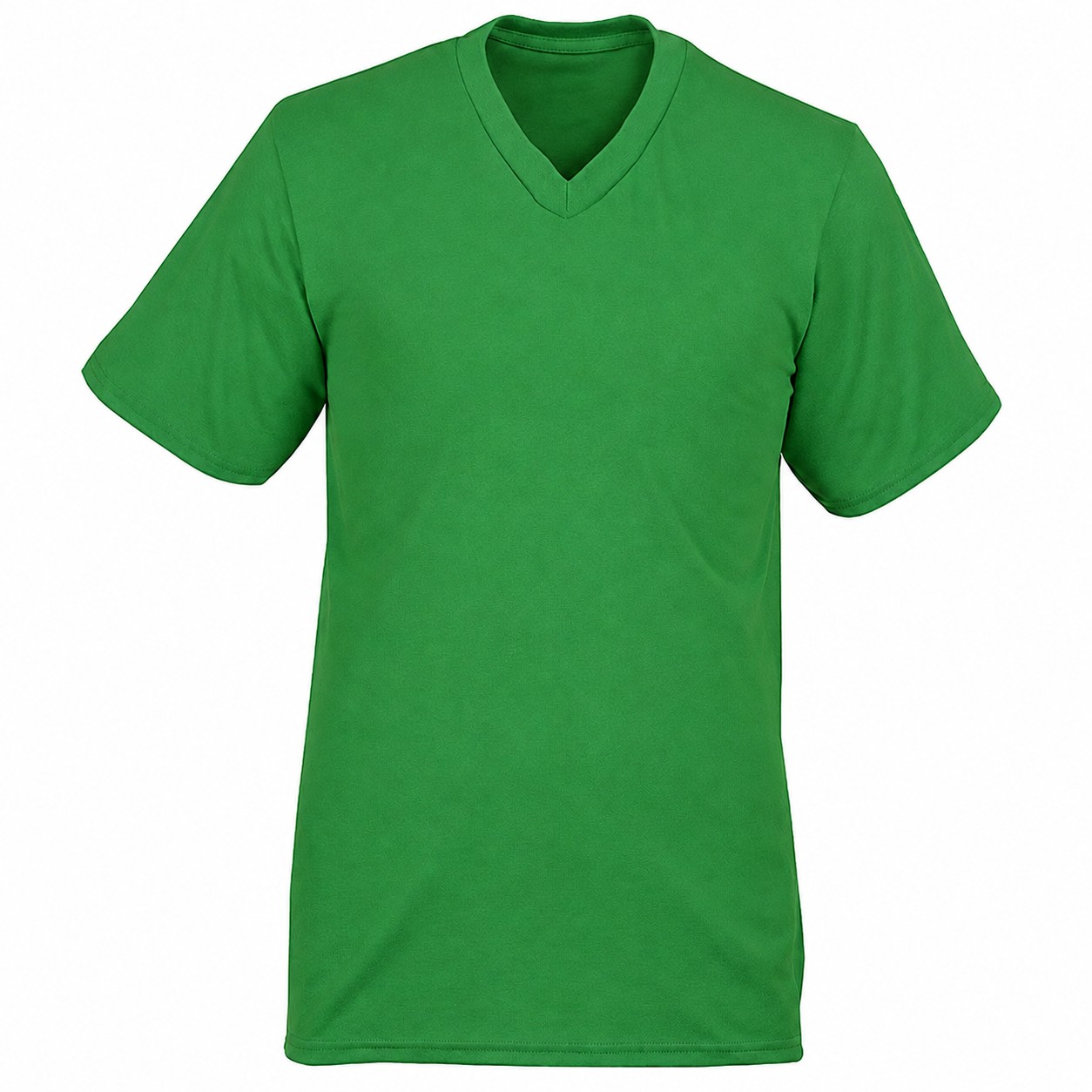 Classic Cotton V Neck Shirt — Green