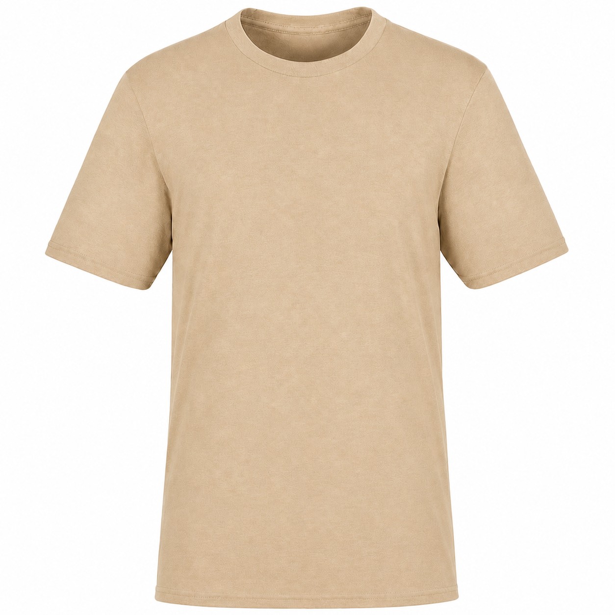 Tri Blend Short Sleeve Tee — Tan Beige