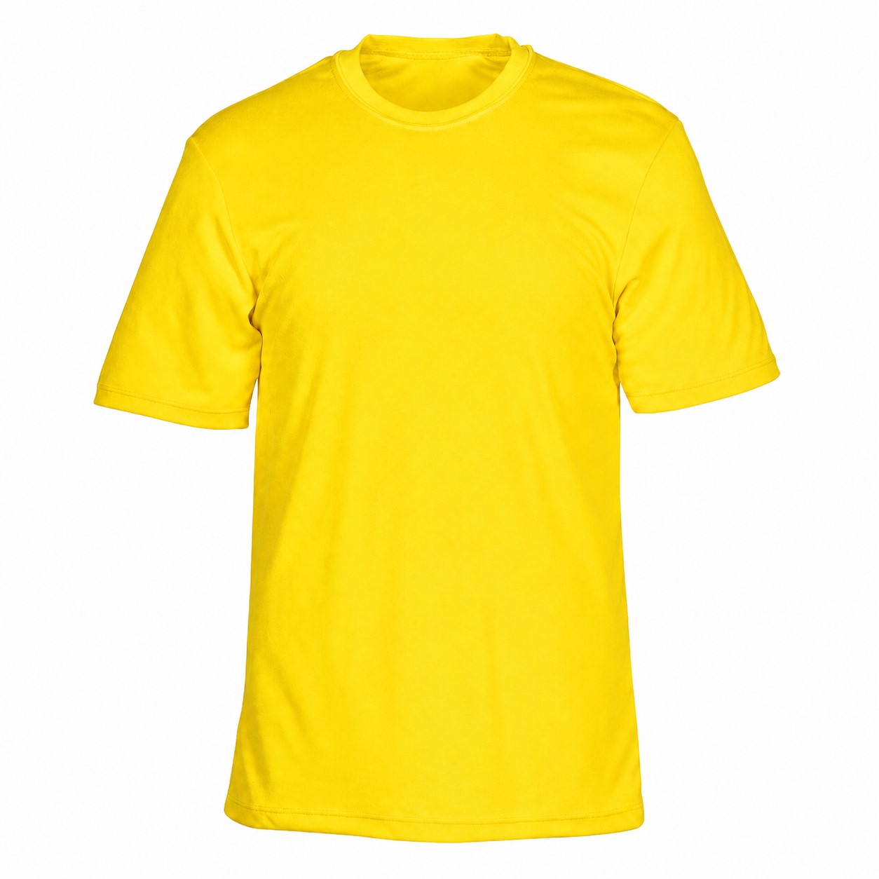 Men's Moisture-Wicking Crewneck Shirt — Yellow