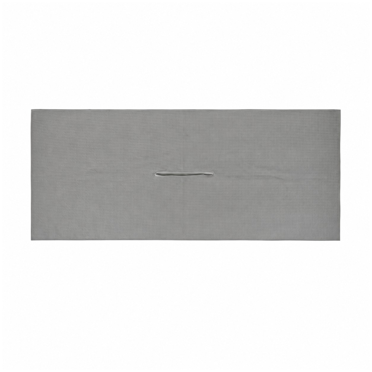 Microfiber Caddie Towel With Club Slit — Pewter Gray