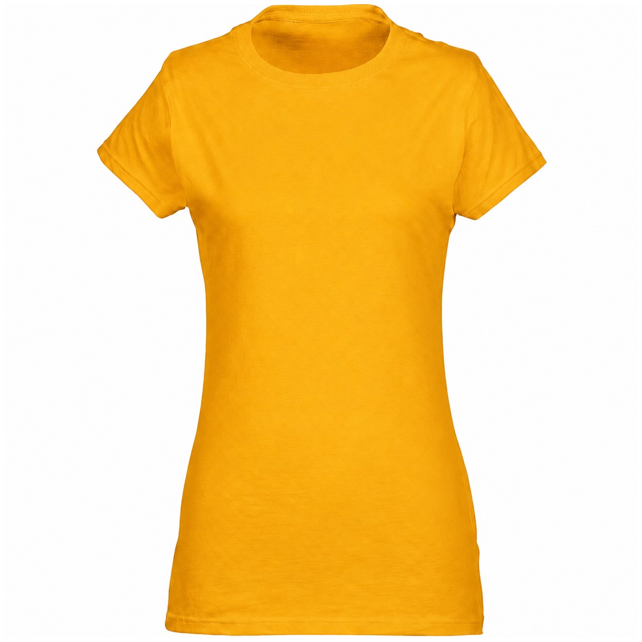 Ladies' Ringspun Cotton T-Shirt — Gold