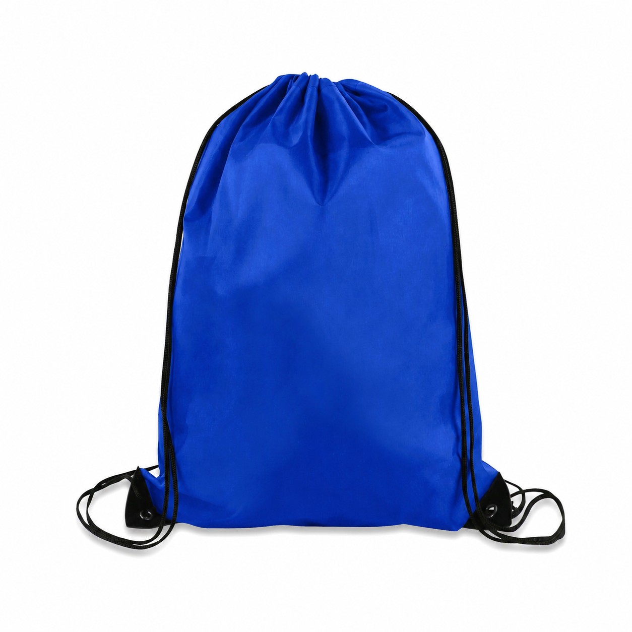 Metal Grommets 210D Polyester Drawstring Bag — Royal Blue