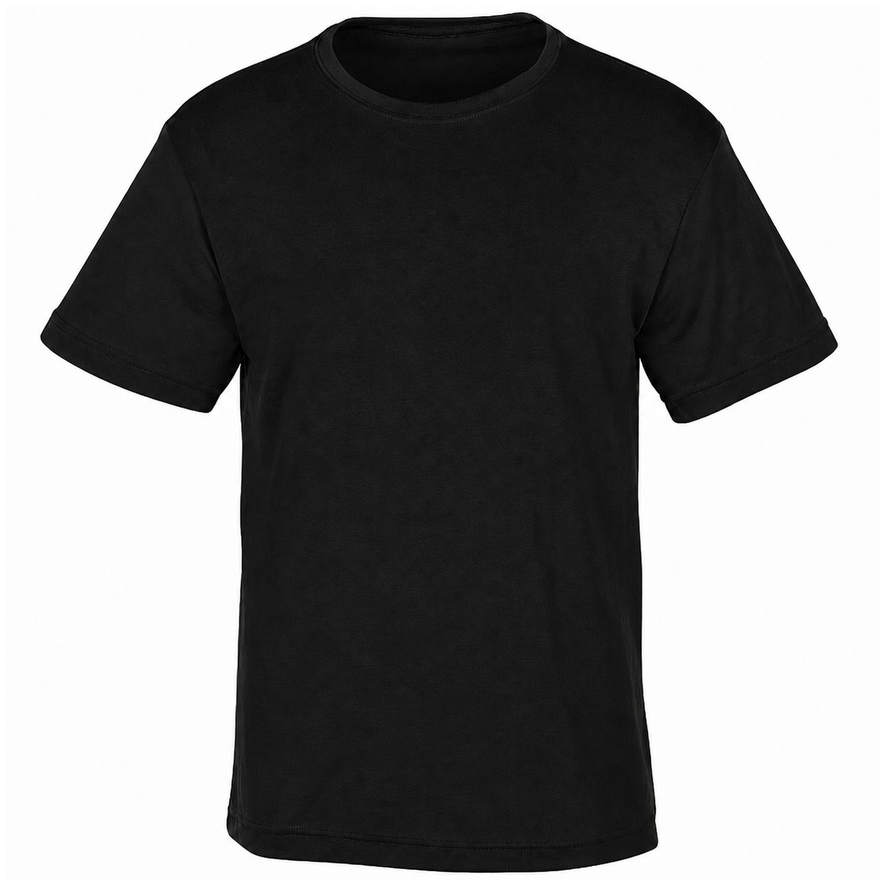 Recycled Tri-Blend Crewneck T-Shirt — Black
