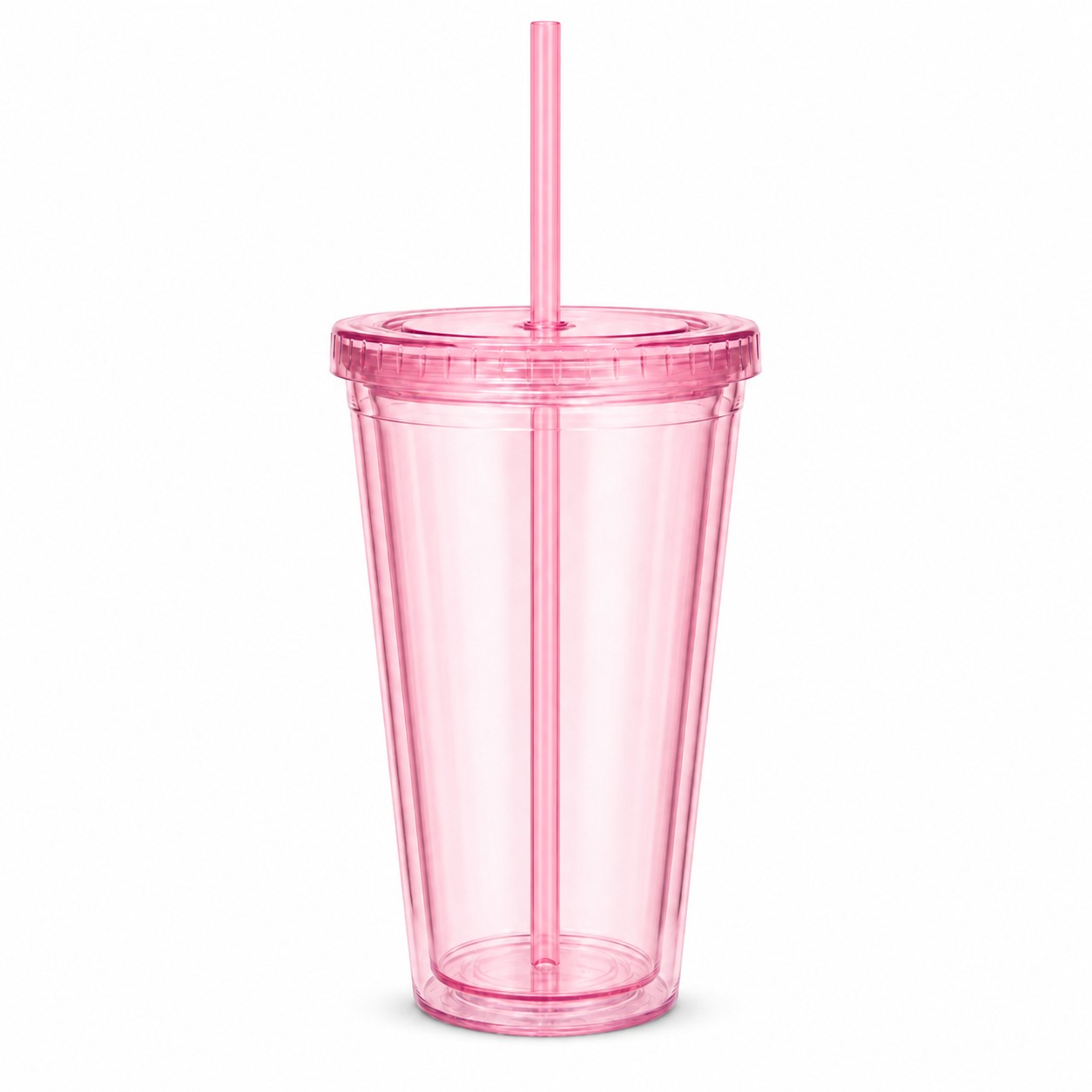 Double Wall 16 Oz Acrylic Journey Tumbler — Pink