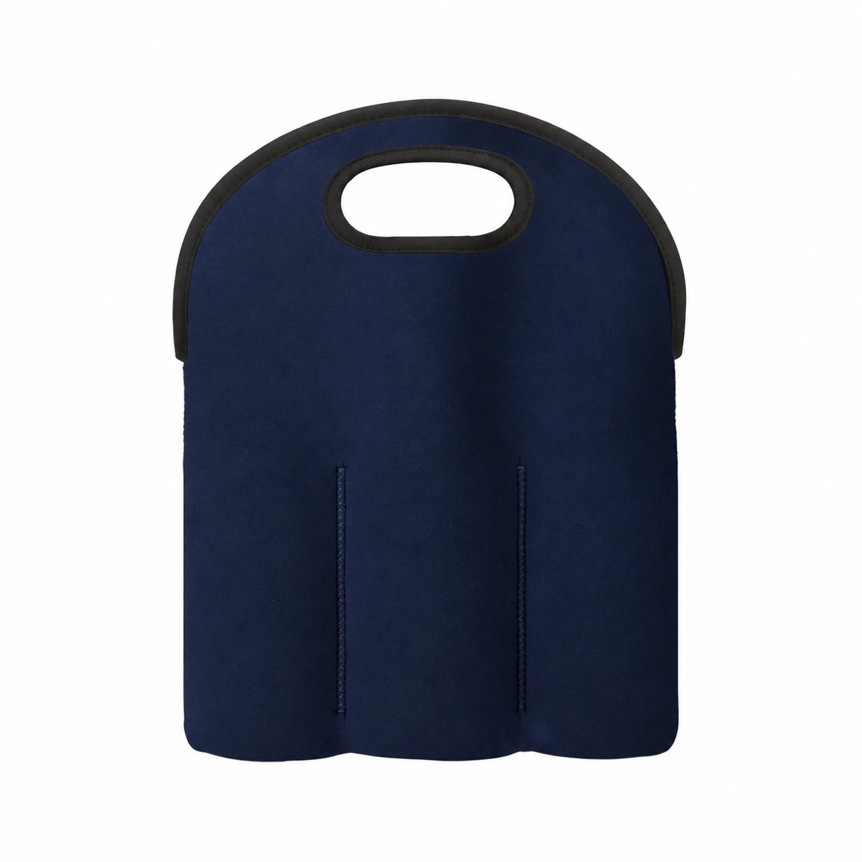 Neoprene Wine Cooler Bag — Navy Blue