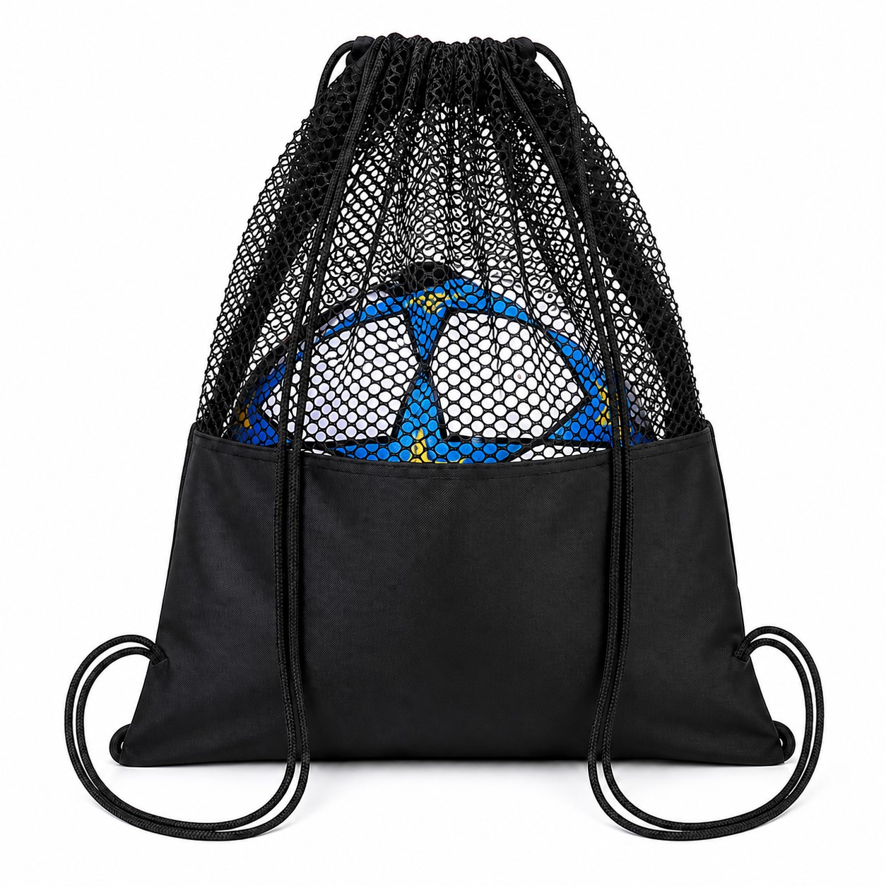 Oxford Mesh Drawstring Ball Bag — view 2