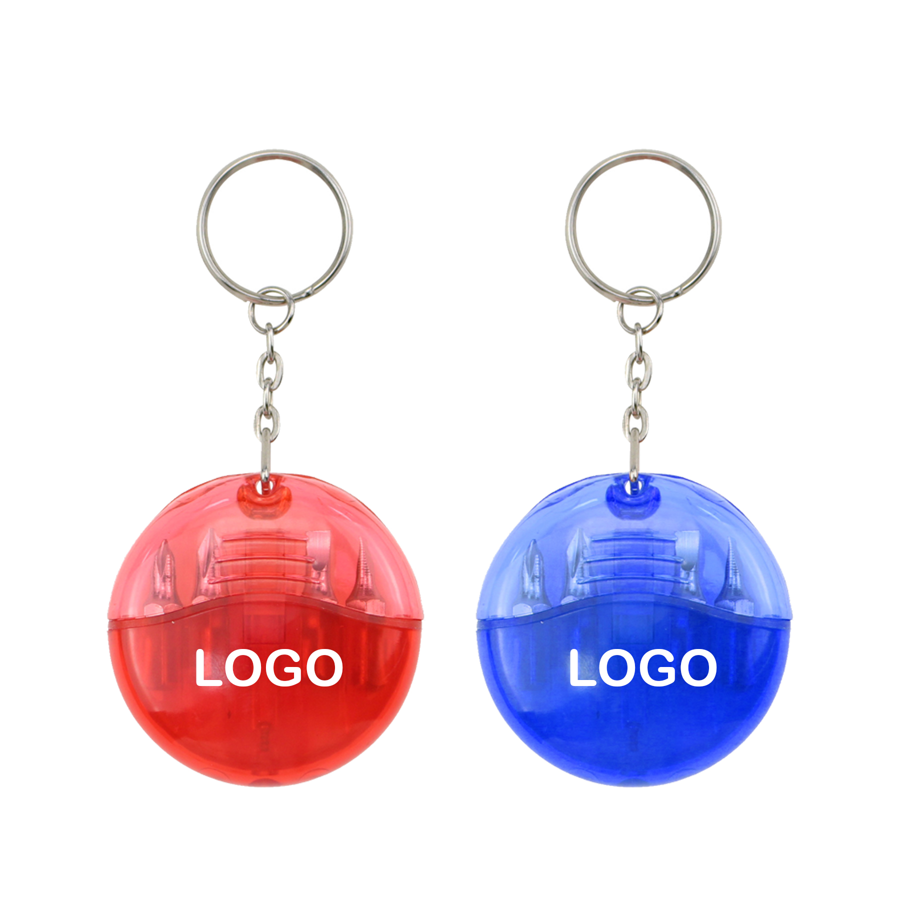 Mini ABS Screwdriver Keychain Set