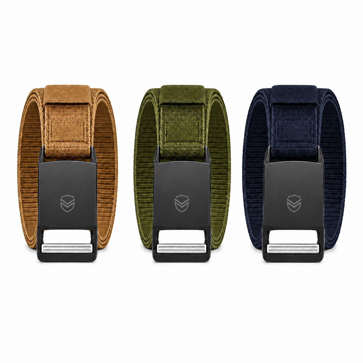 Adjustable Nylon Web Belt With Alloy Buckle
