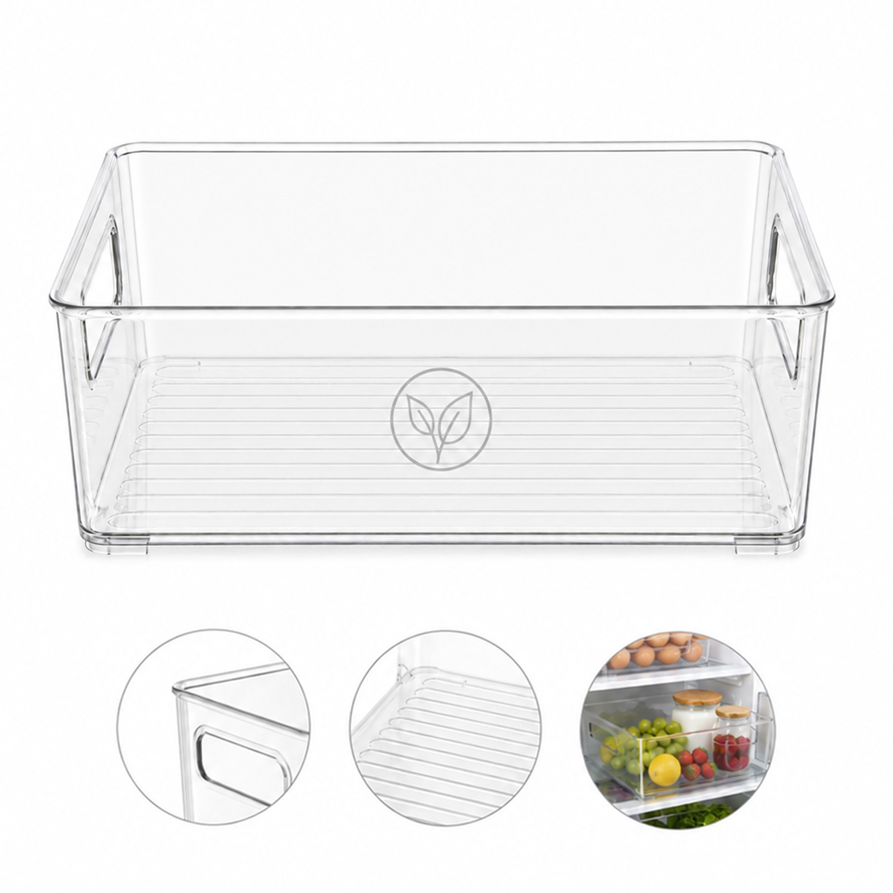 ABS Plastic Refrigerator Organizer Bin
