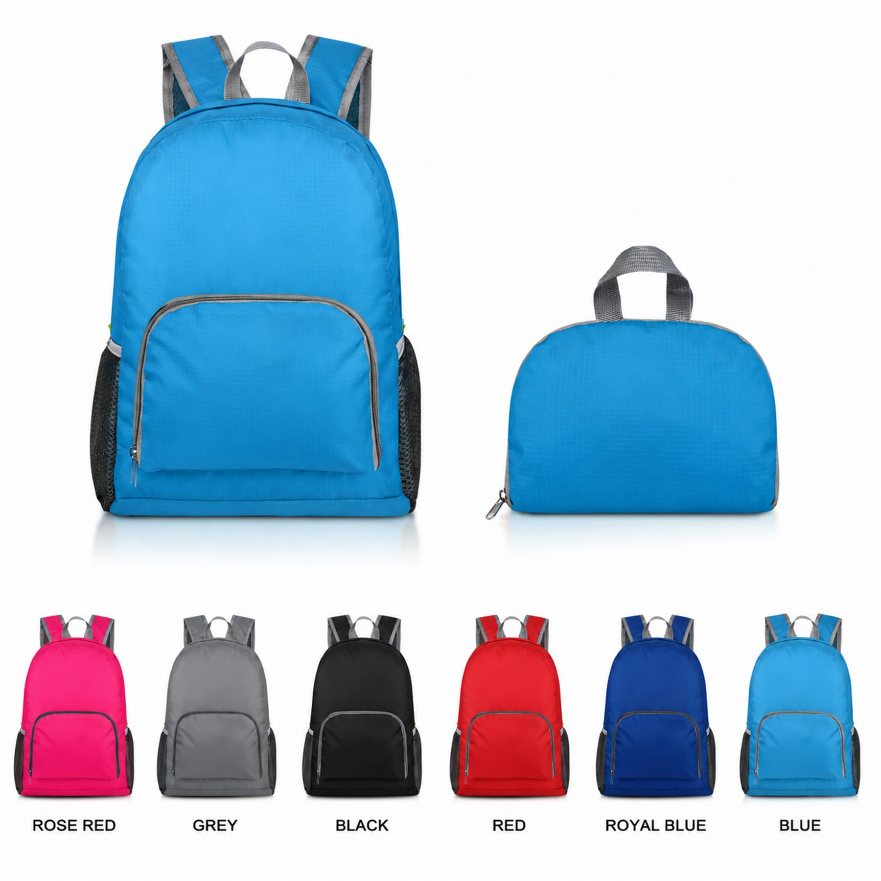 210D Ripstop Polyester Adjustable Strap Backpack