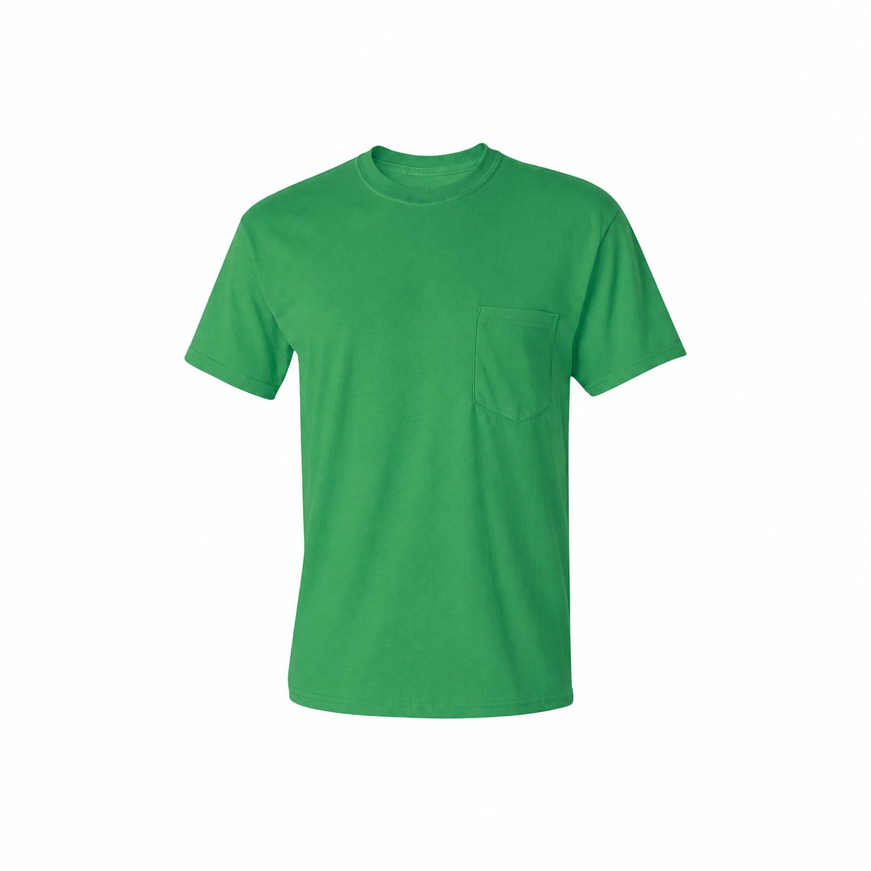 Cotton Pocket Shirt — Green