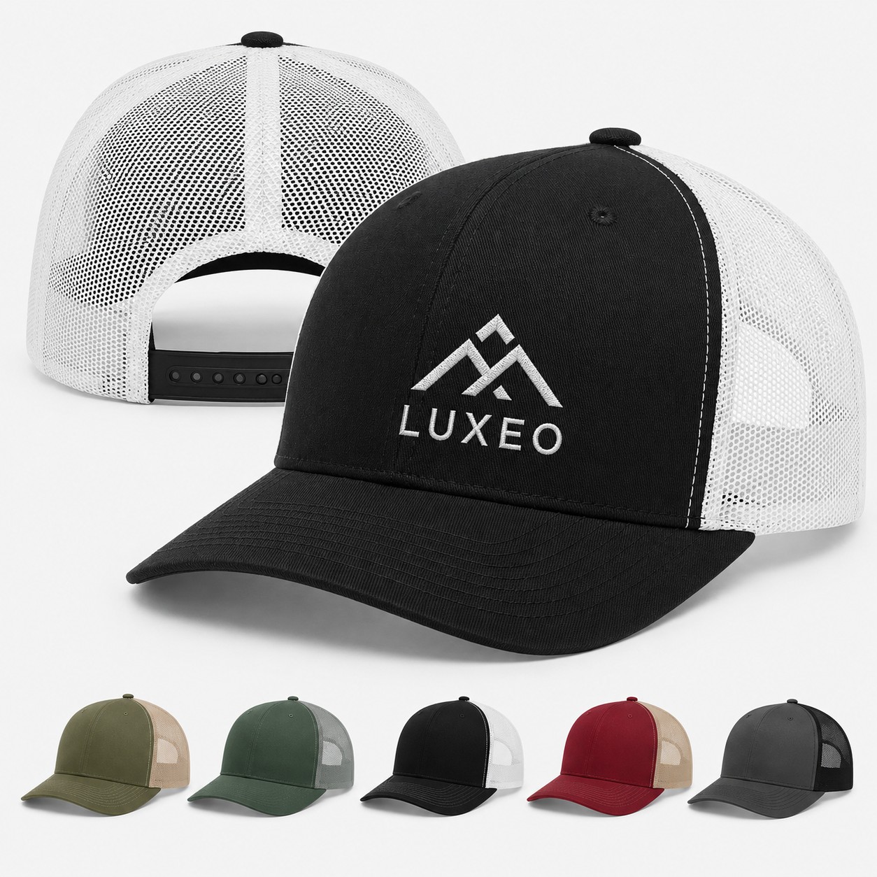 Five Panel Trucker Snapback Hat
