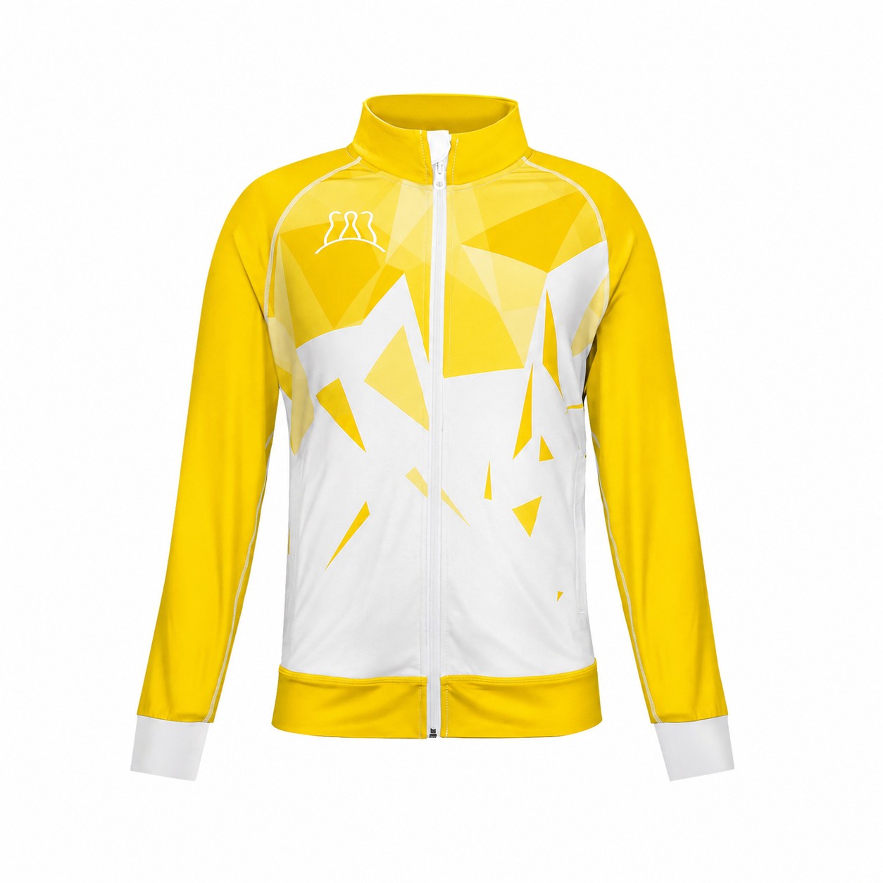 Full Zip Raglan Training Jacket — Yellow