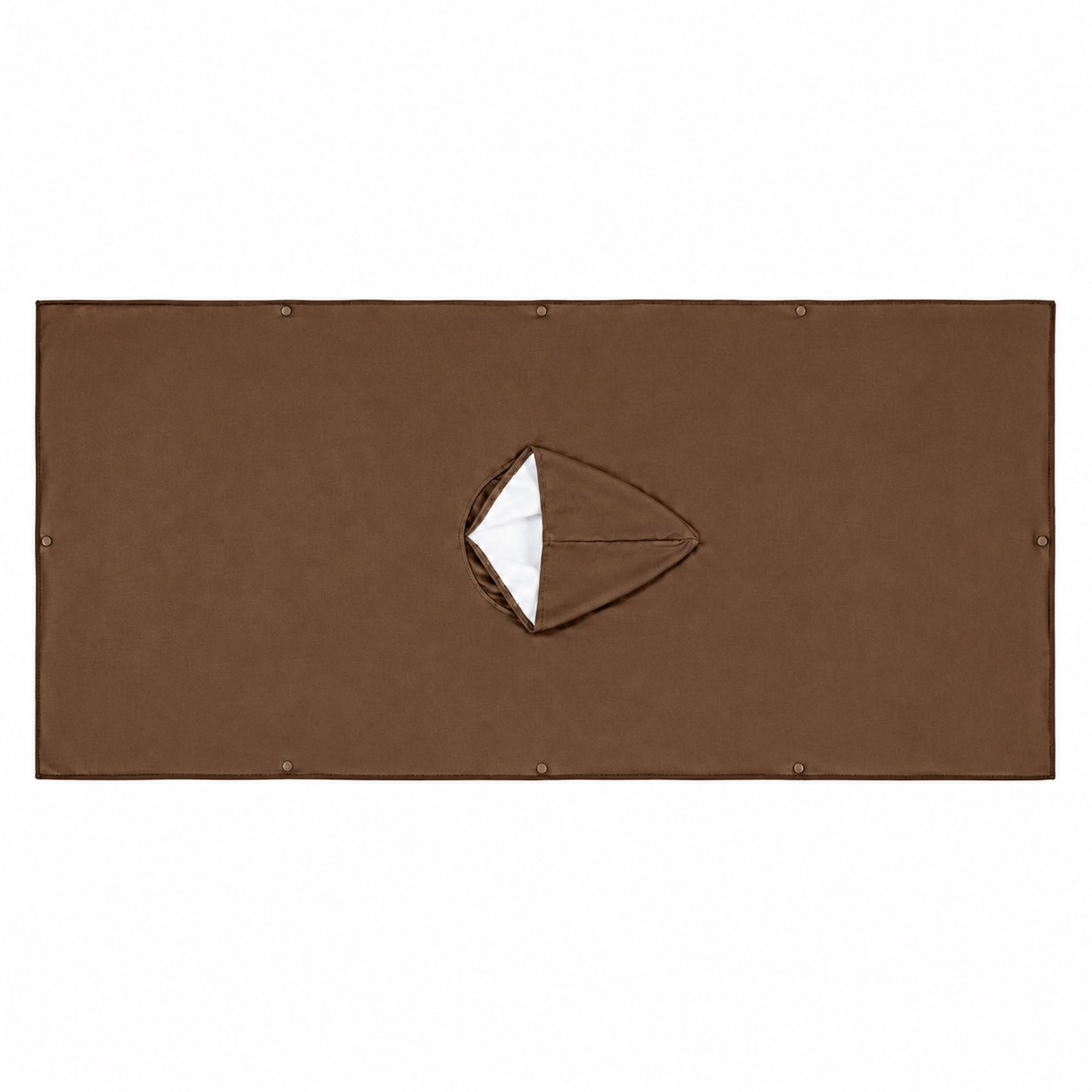 Kids 400GSM Hooded Poncho Towel — Brown