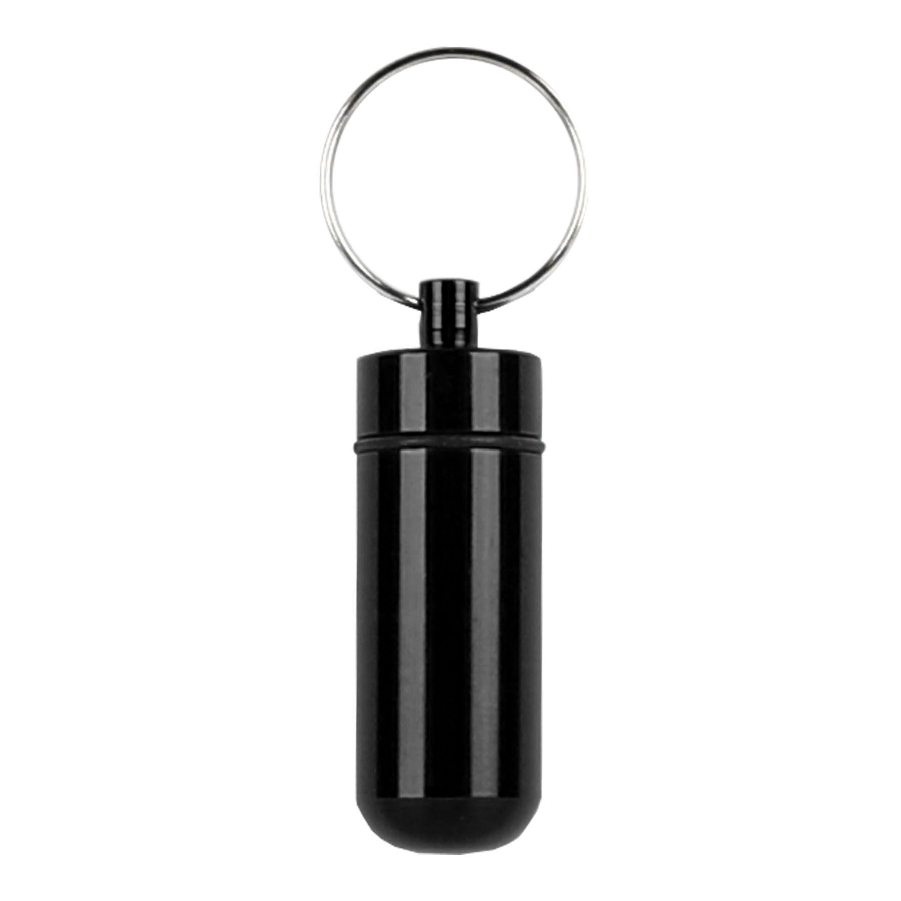 Aluminum Pill Case Keychain — view 2
