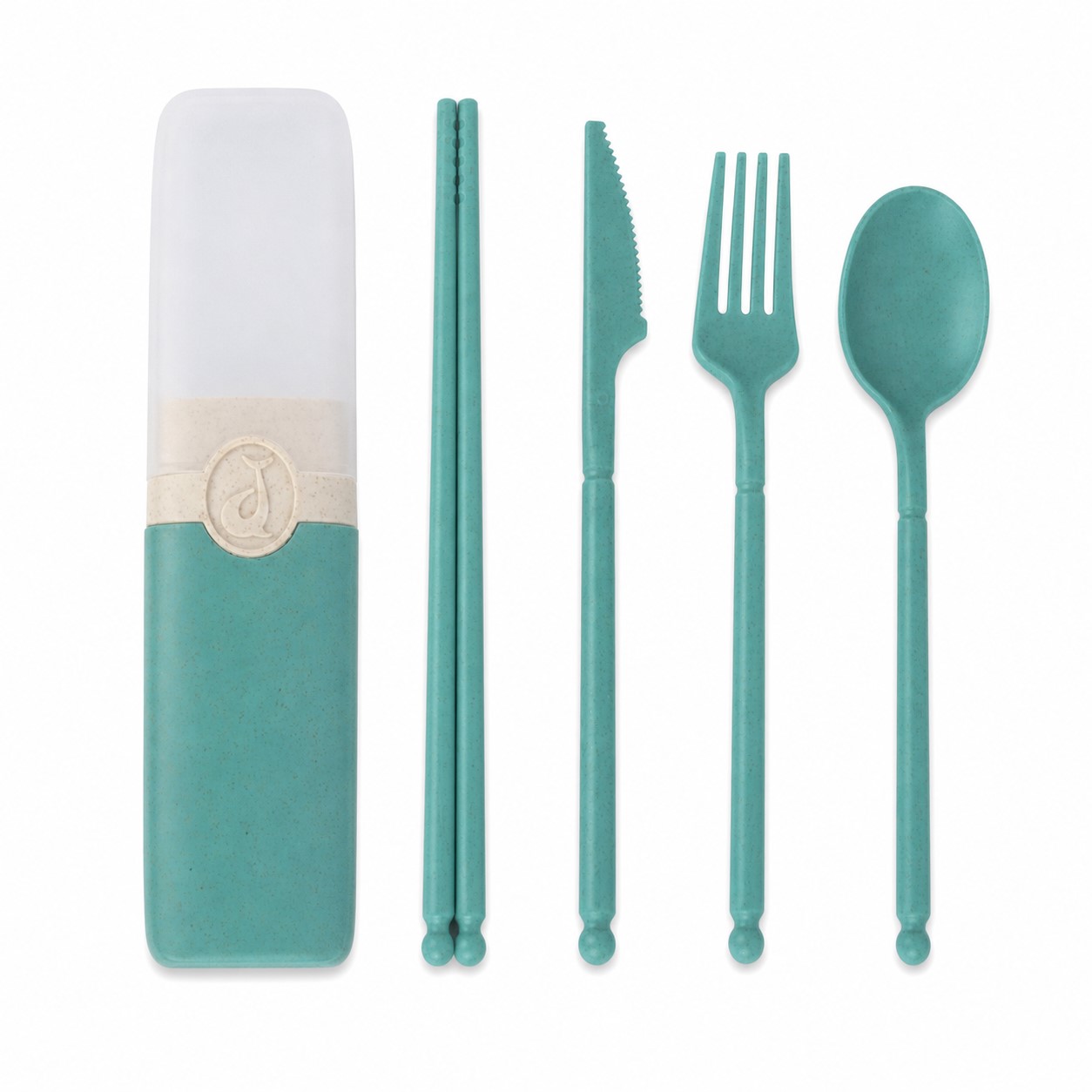 Portable Wheat Straw Cutlery Set — view 2