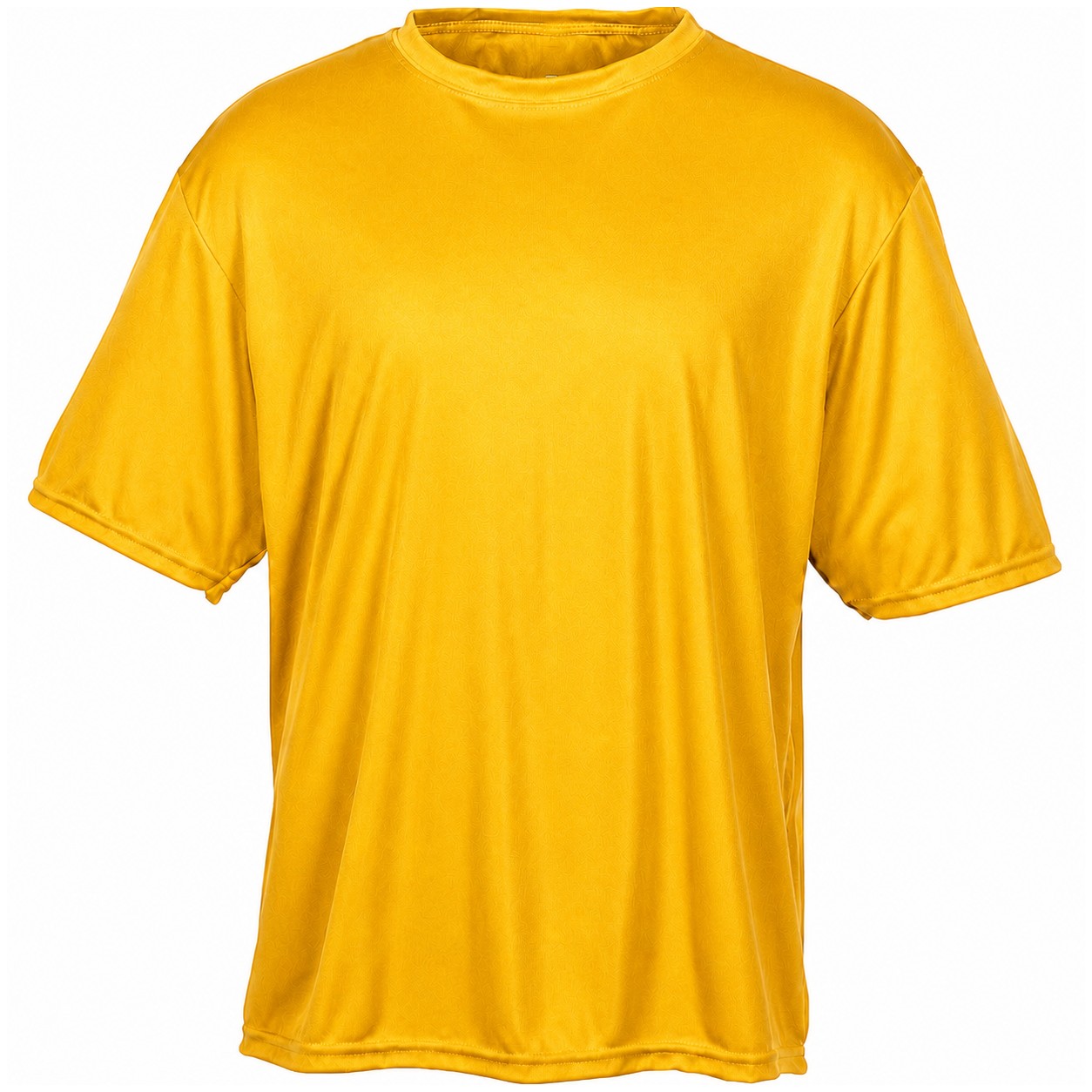 Men's Cooling Recycled Polyester Tee — Gold