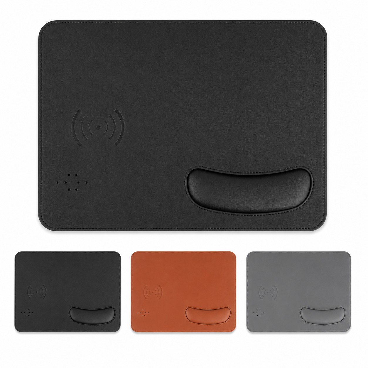 Leather Wireless Charging Desk Pad