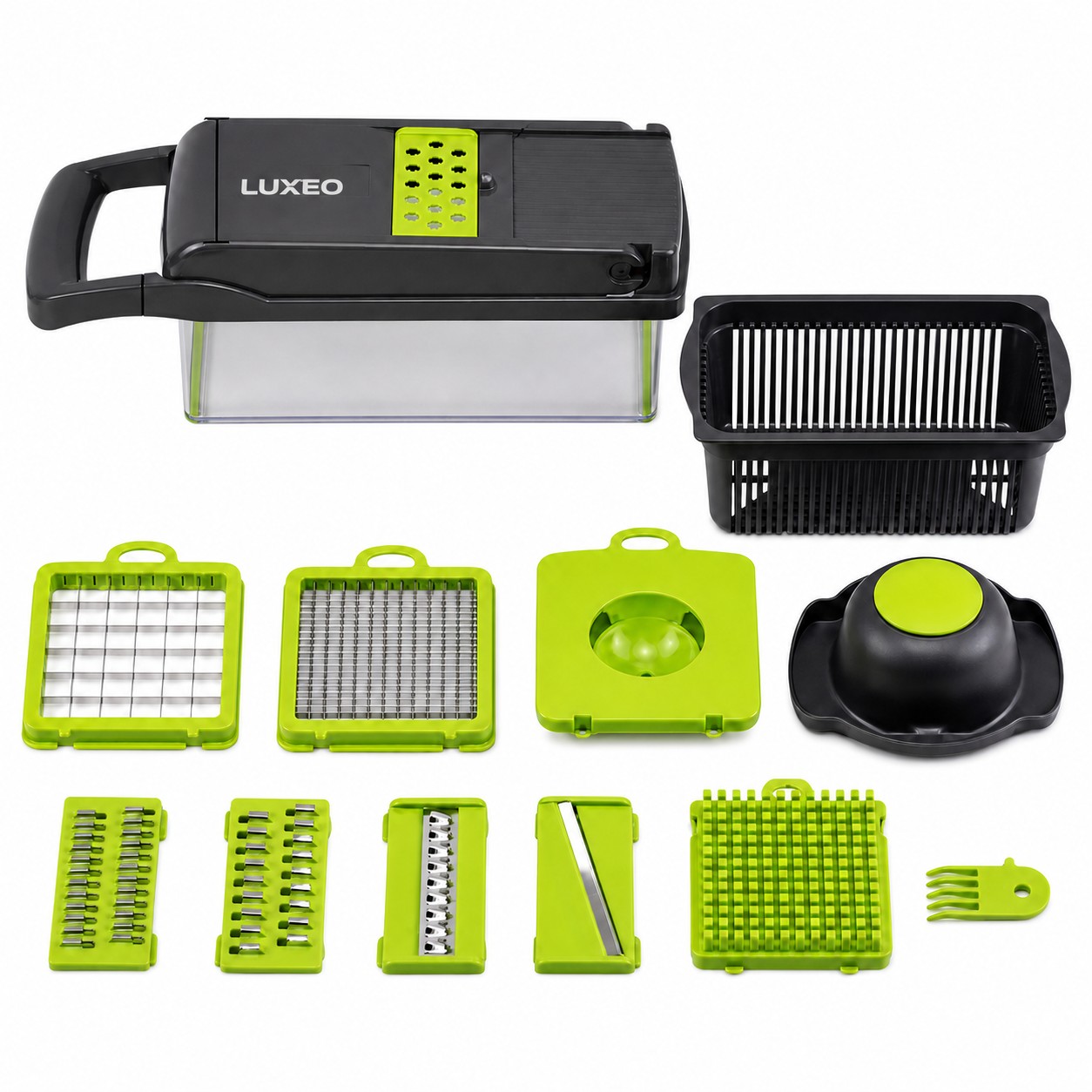 Seven Insert Stainless Steel Vegetable Chopper