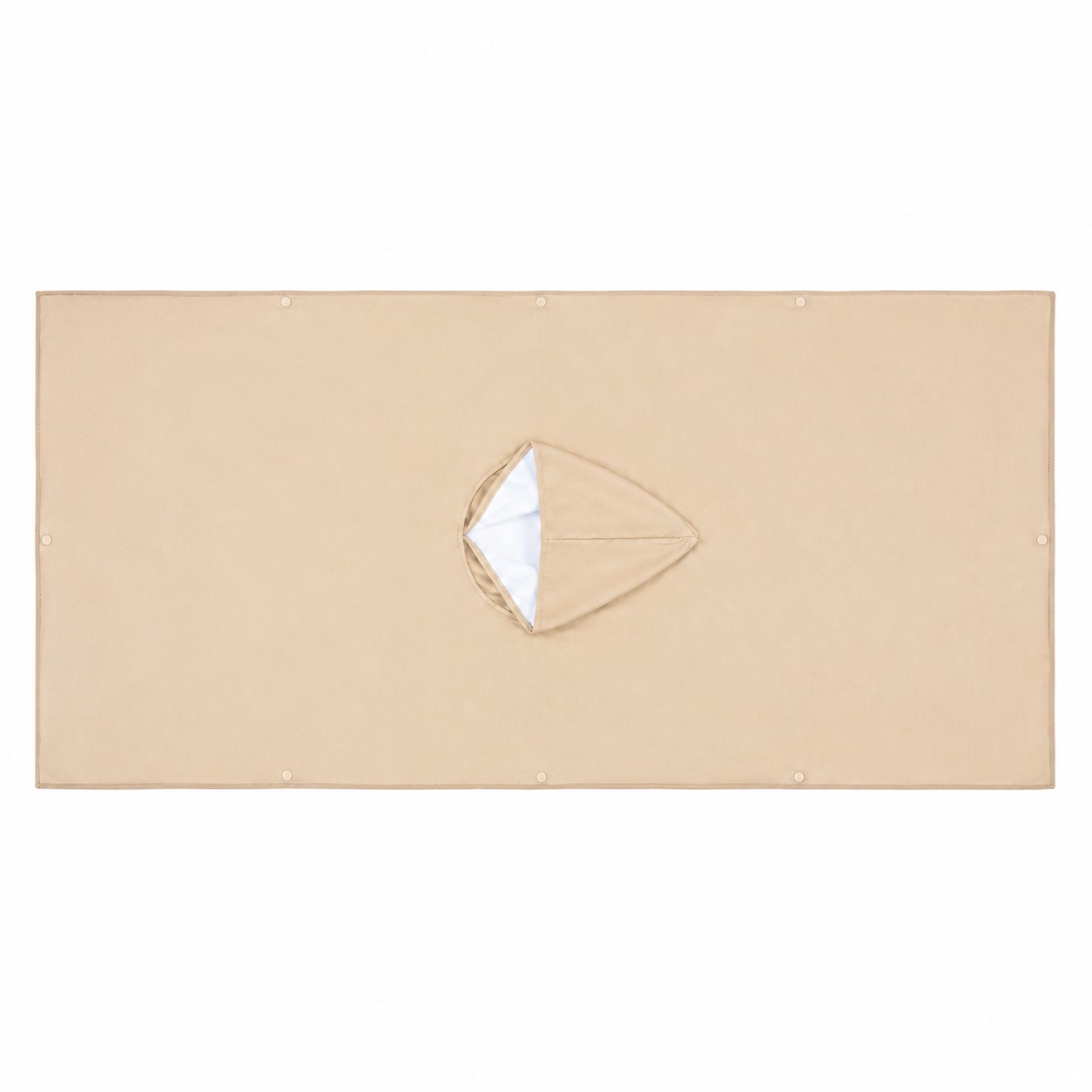 Kids 400GSM Hooded Poncho Towel — Beige