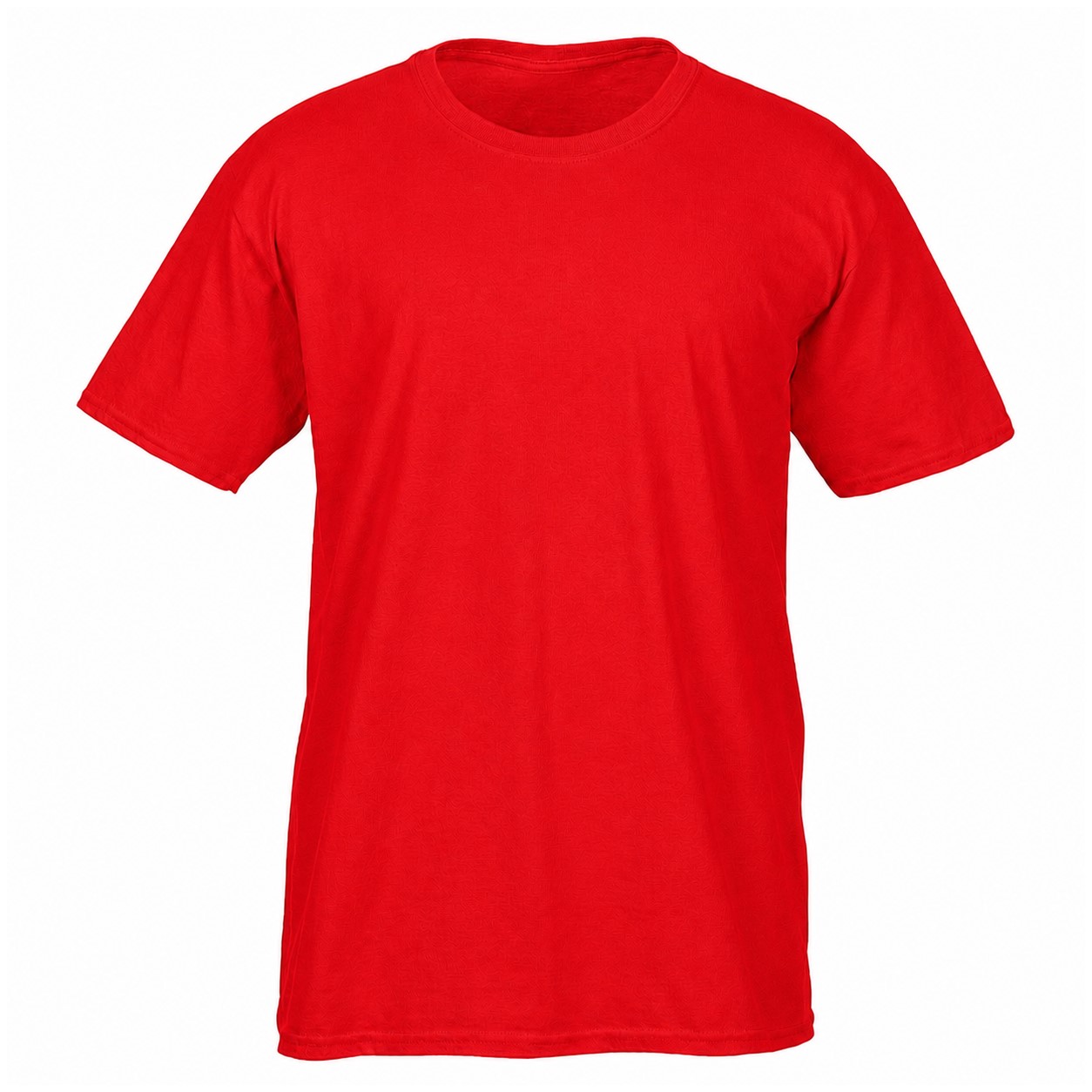 Soft Ringspun Cotton Crewneck Tee — Red