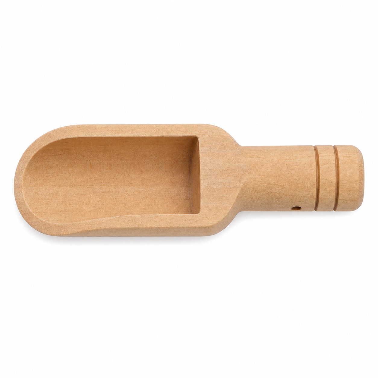 Beech Wood Measuring Scoop With Handle — view 2