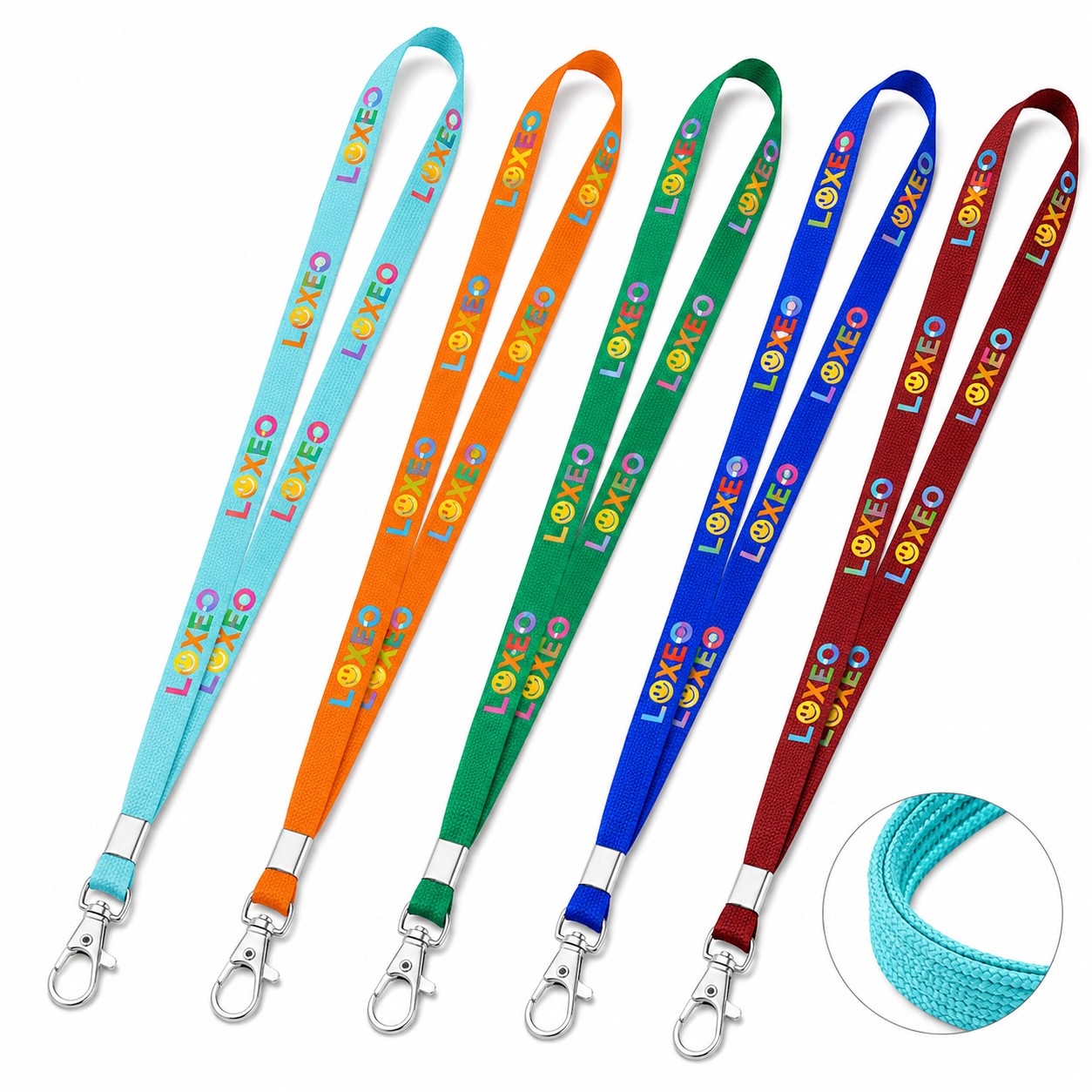 Tubular Polyester Ring Lanyard