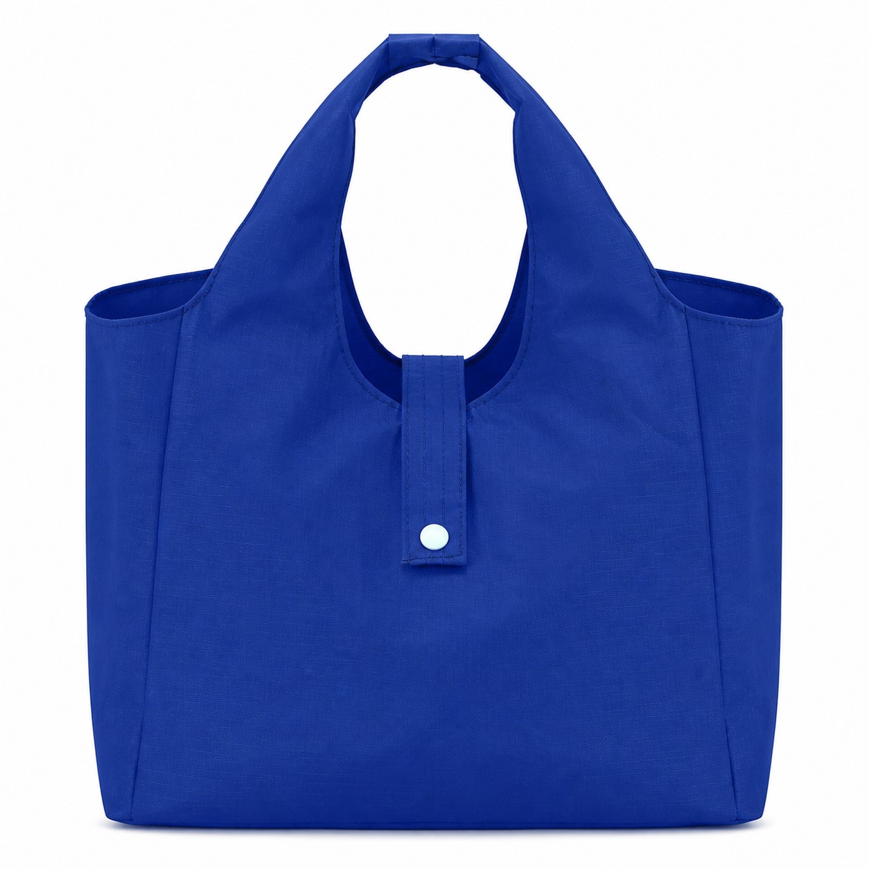 Wide Handle Waterproof Polyester Shopper Tote — view 2