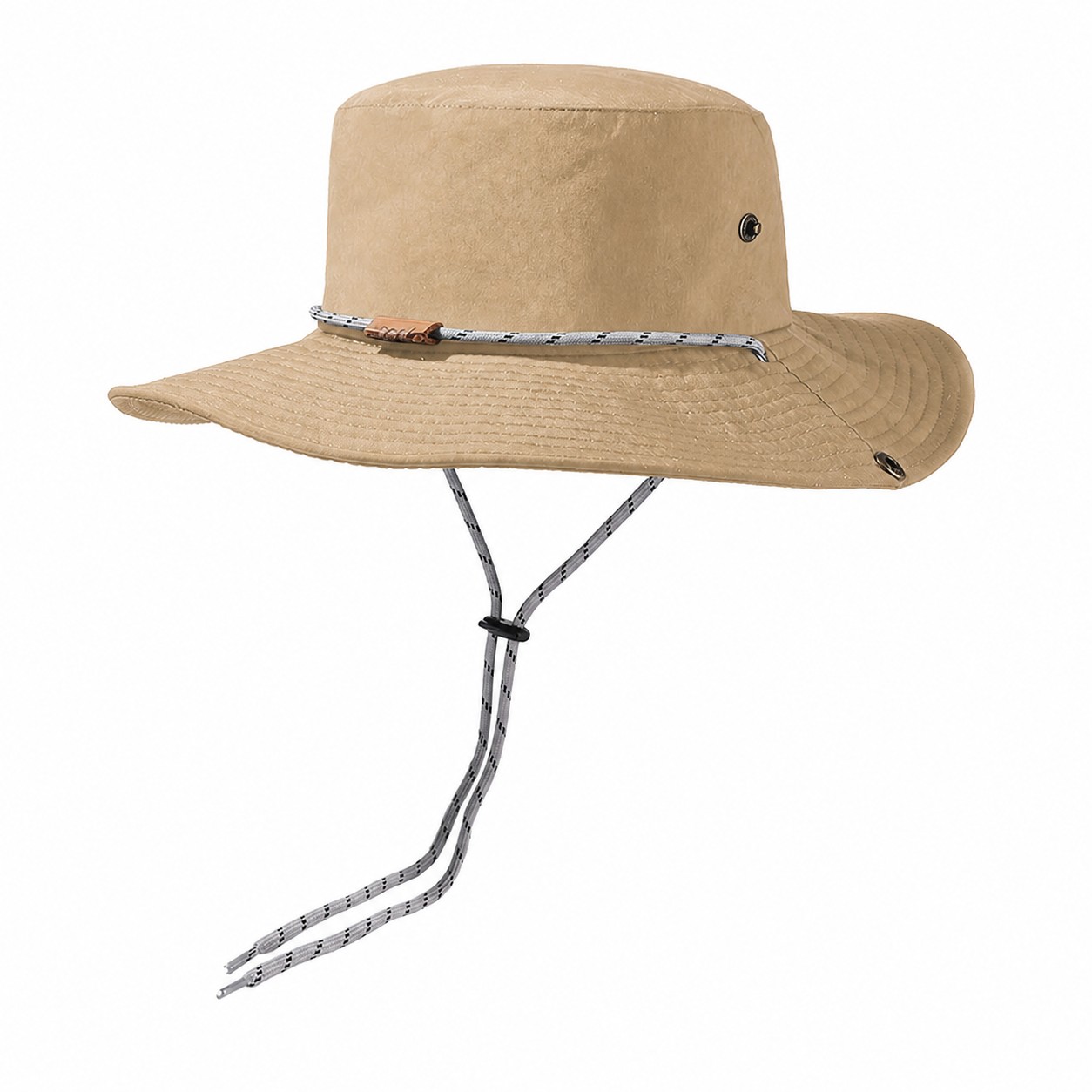 Nylon Taslan Outdoor Boonie Hat — Khaki Beige