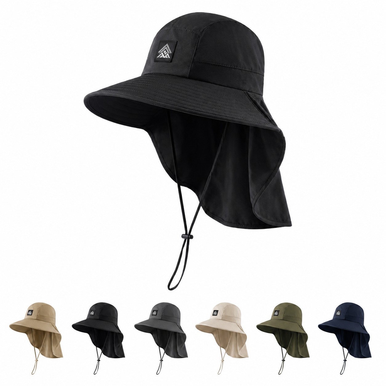 Polyester Neck Cover Boonie Hat