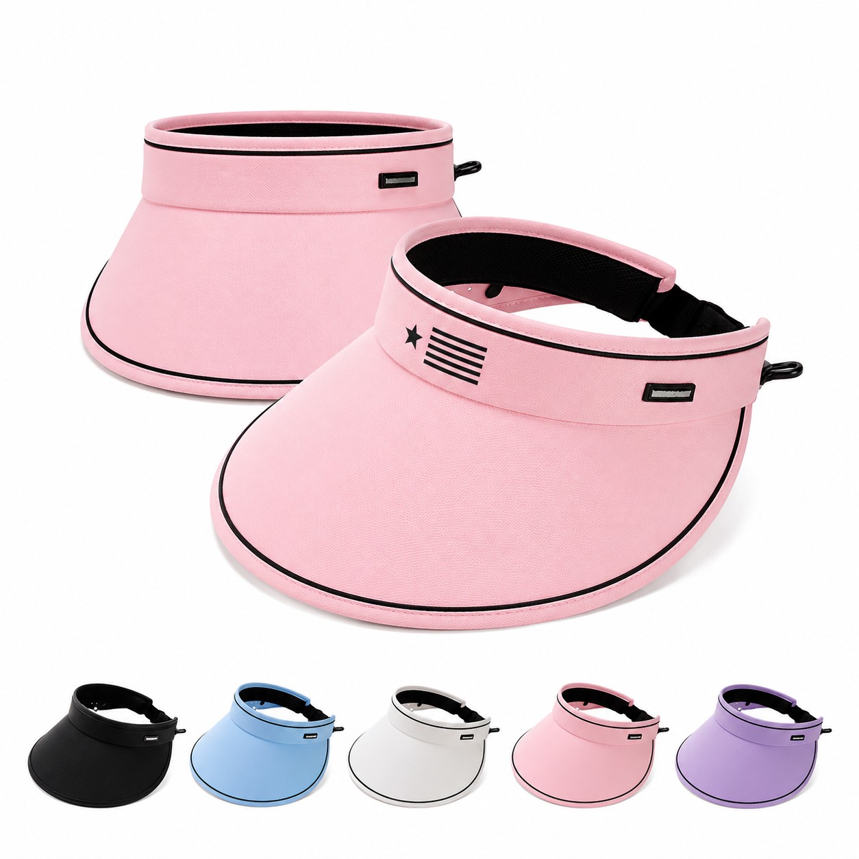 Polyester Open Crown Shade Visor