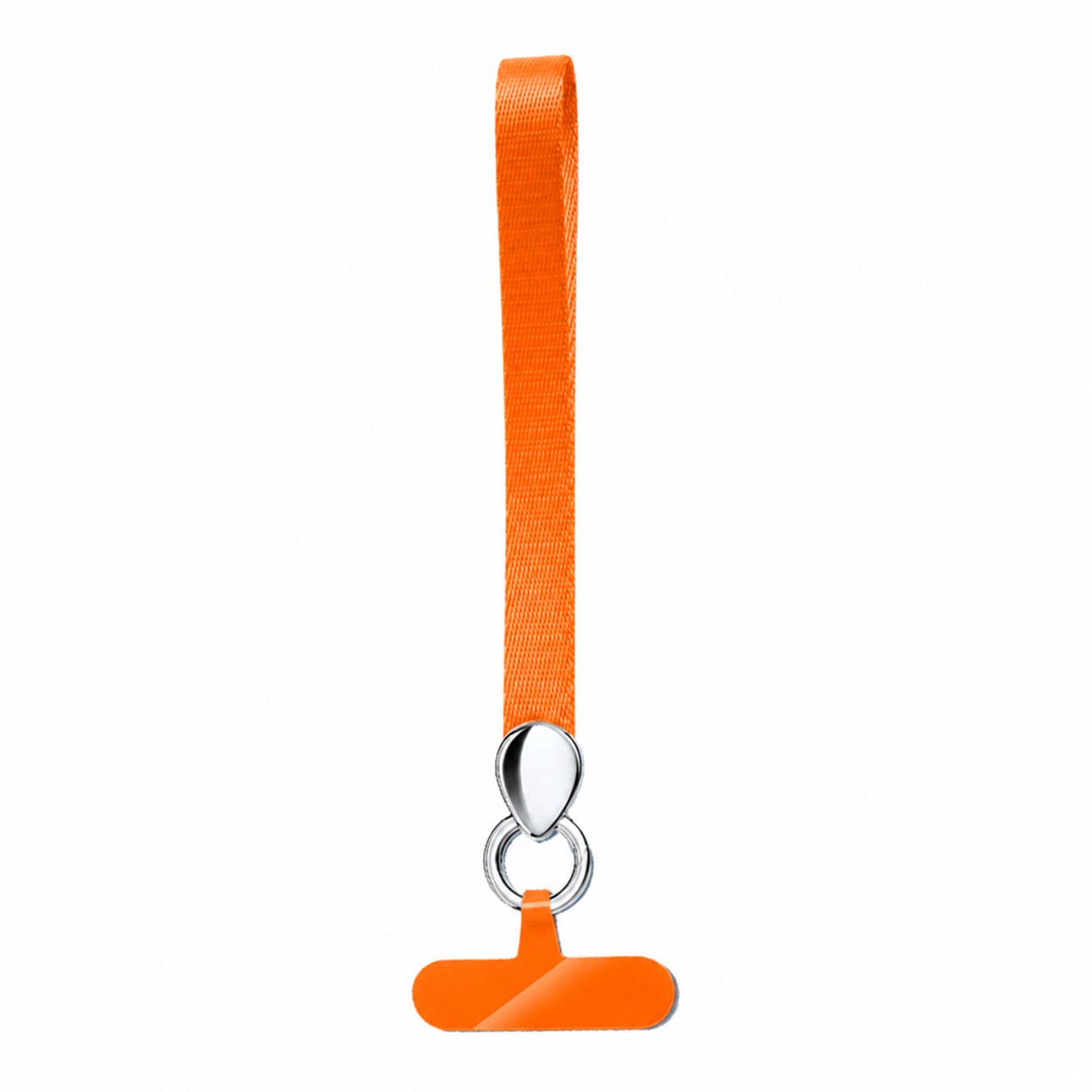 Adjustable Phone Wrist Lanyard — Orange