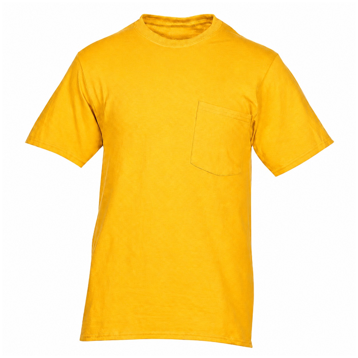 Essential Cotton Pocket Shirt — Gold
