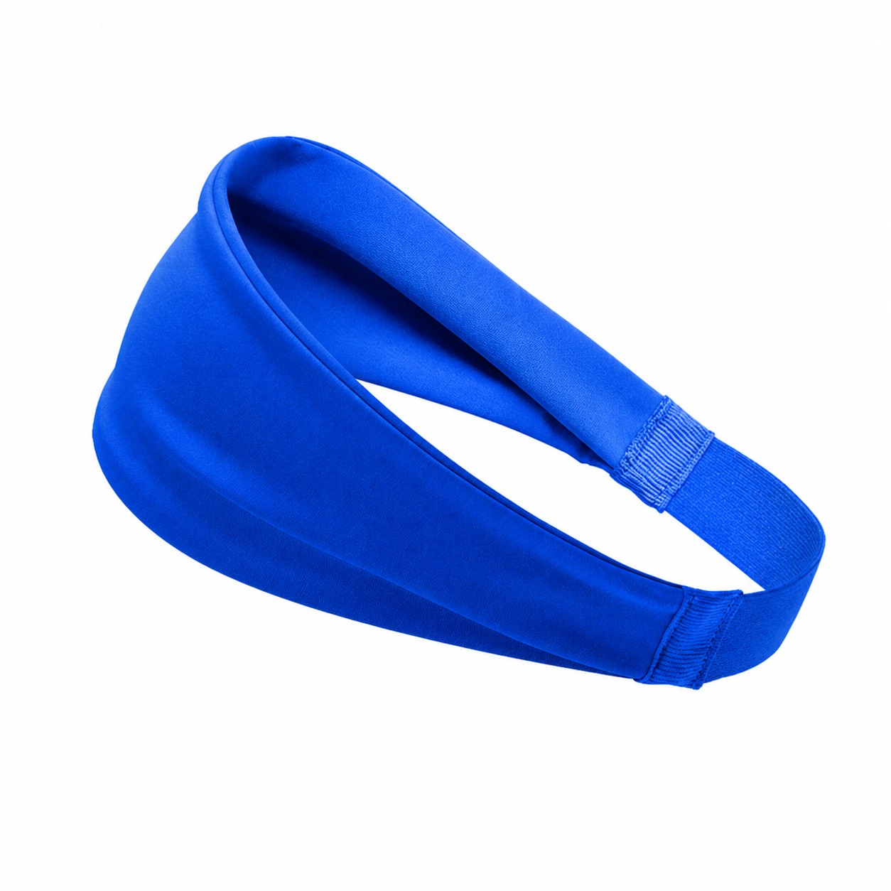 Polyester Cooling Athletic Headband — Blue