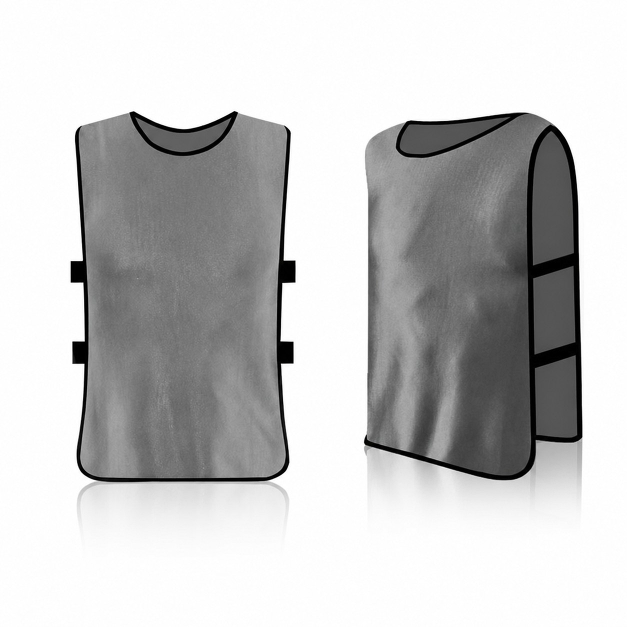 Adult Elastic Activity Vest — Gray