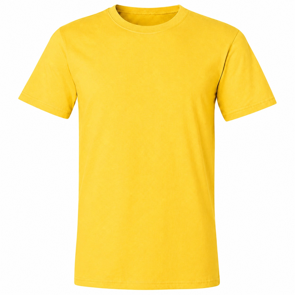 Ringspun Cotton Crewneck T-Shirt — Yellow