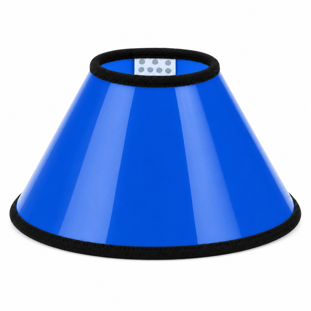 Adjustable PVC Pet Recovery Cone — Blue