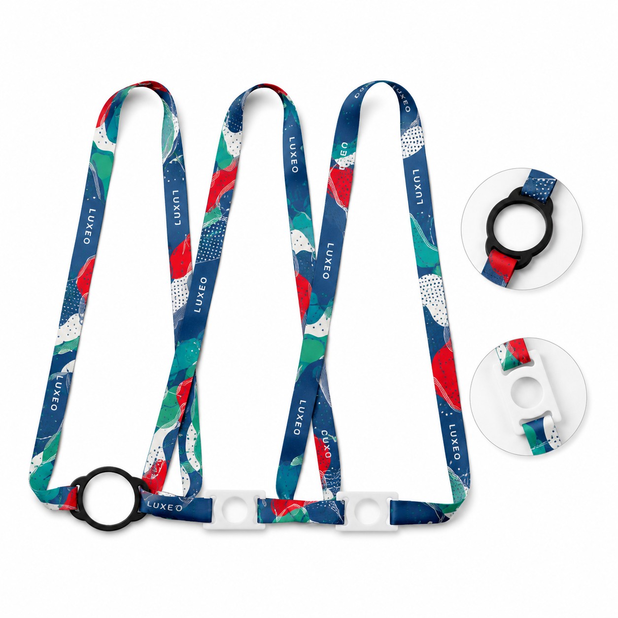 Polyester Water Bottle Holder Lanyard