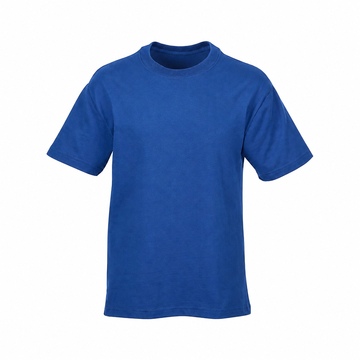 Heavyweight Cotton Polyester Crewneck Shirt — Blue