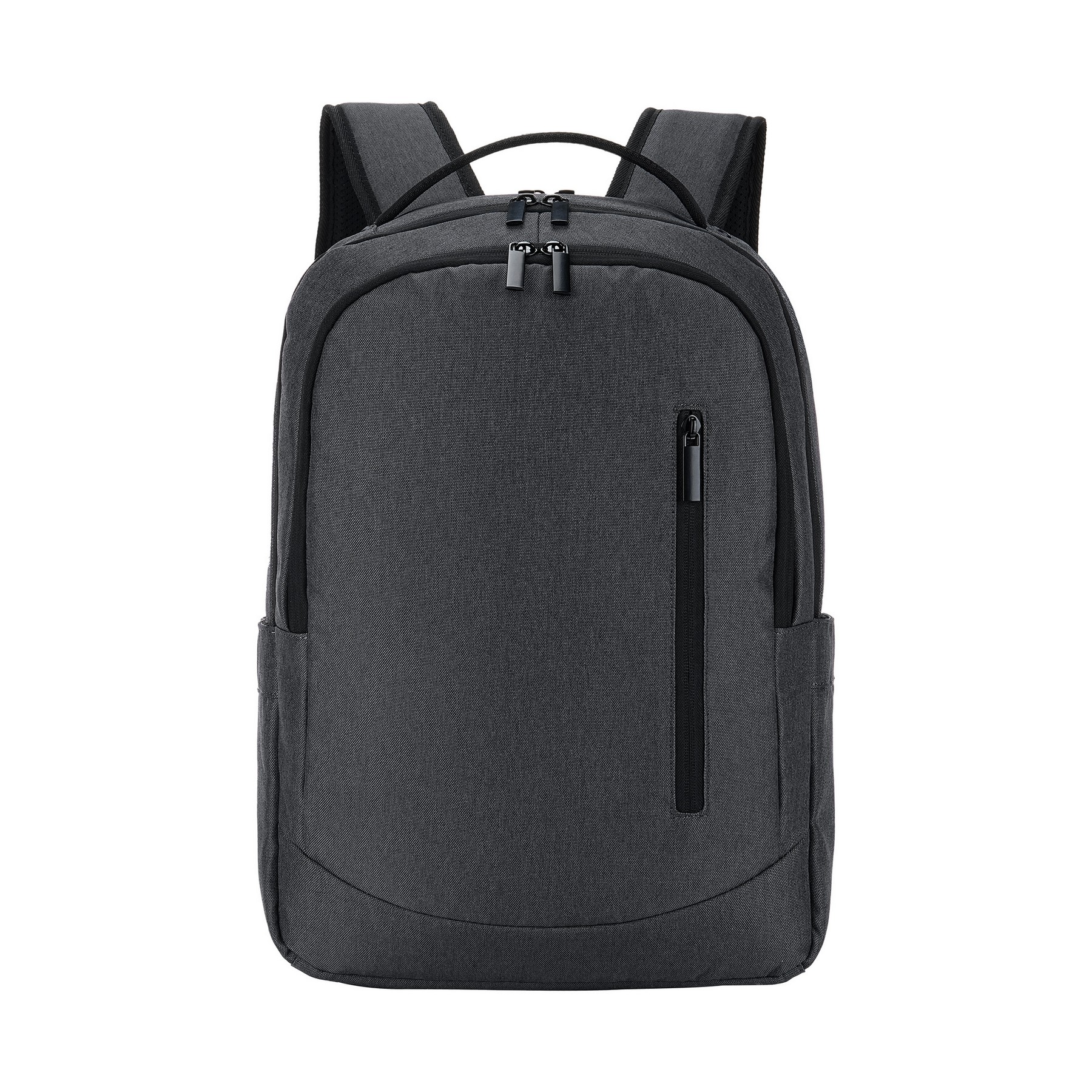 840D Polyester Gray Laptop Backpack — view 2