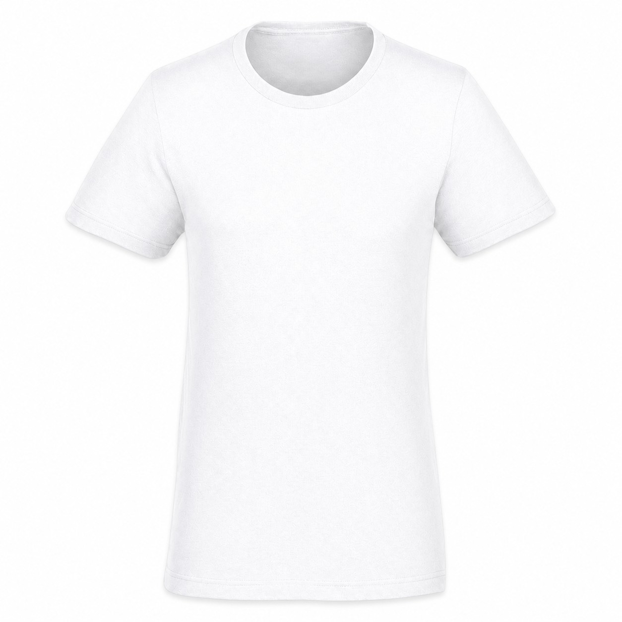 Tri-Blend Crewneck Short Sleeve T-Shirt — White