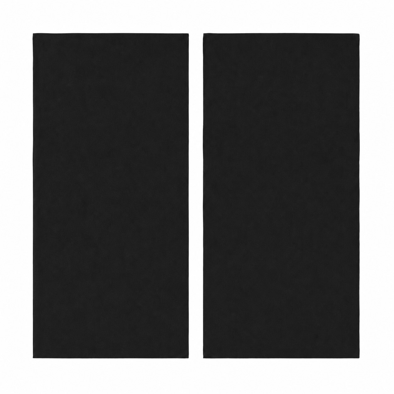 Microfiber Quick Dry Beach Towel — Black