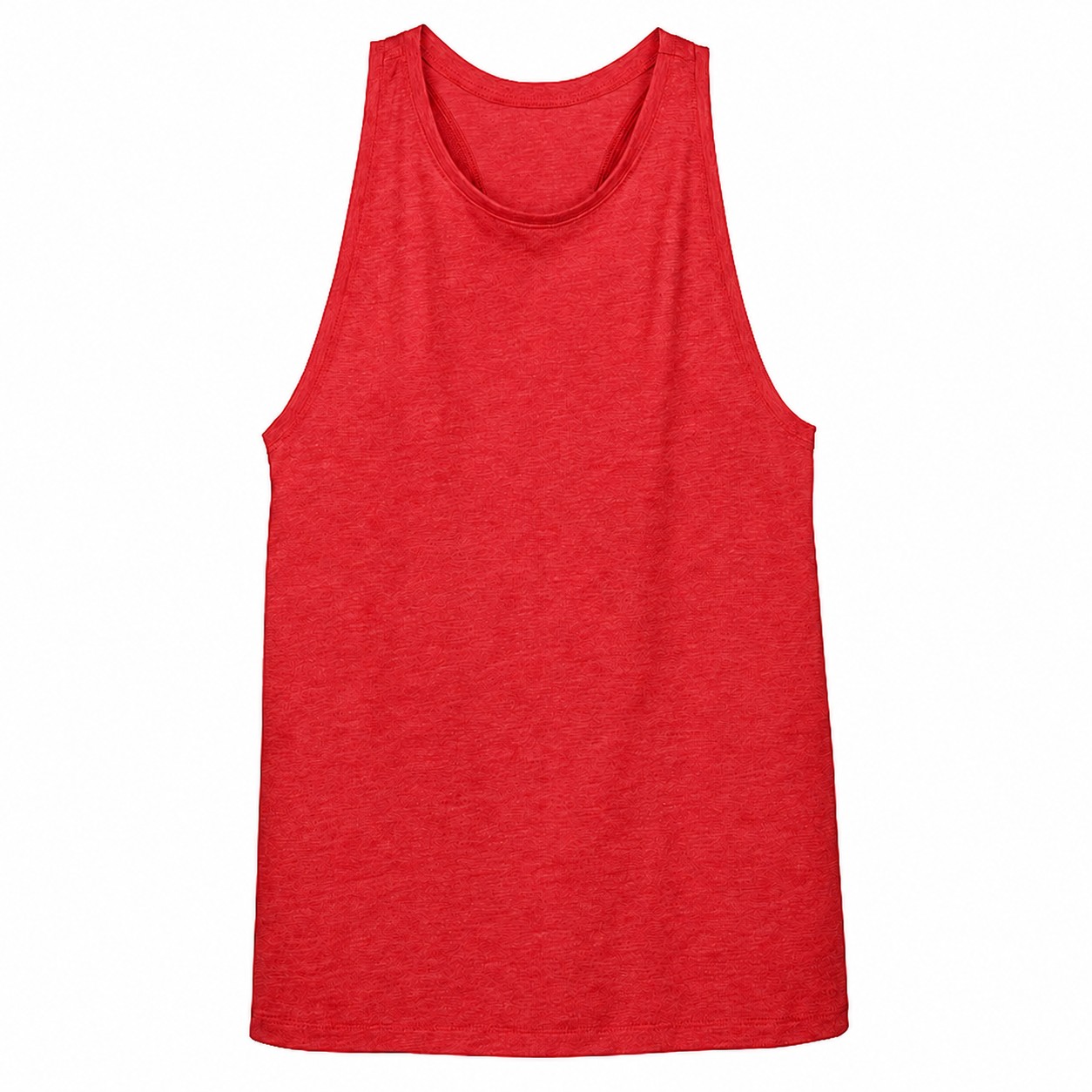 Ladies Tri Blend Racerback Tank — Red